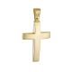 Χειροποίητος σταυρός βάπτισης με αλυσίδα ,από χρυσό 14κ και λουστρε φινίρισμα . Η καδένα είναι φτιαγμένη από κίτρινο χρυσό 14κ 45cm μήκους. Μοναδική δημioυργία που θα τραβήξει όλα τα βλέμματα.