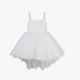 Φορεματάκι βάπτισης Harmony ,απο την artista mwc σε λευκό χρώμα.Το φόρεμα είναι σε μεσάτη γραμμή από λευκό μαλακό τούλι Γαλλίας, δαντελένιο μπούστο και ασύμμετρη φούστα με λευκή δαντέλα στο τελείωμα.

Συνοδεύεται με μπολερό και κορδέλα για το κεφάλι.