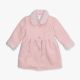 Χειροποίητο μάλλινο παλτό για κορίτσι, σε ροζ χρώμα. Είναι απαλό και ζεστό, ιδανικό για της επίσημες εμφανίσεις. 